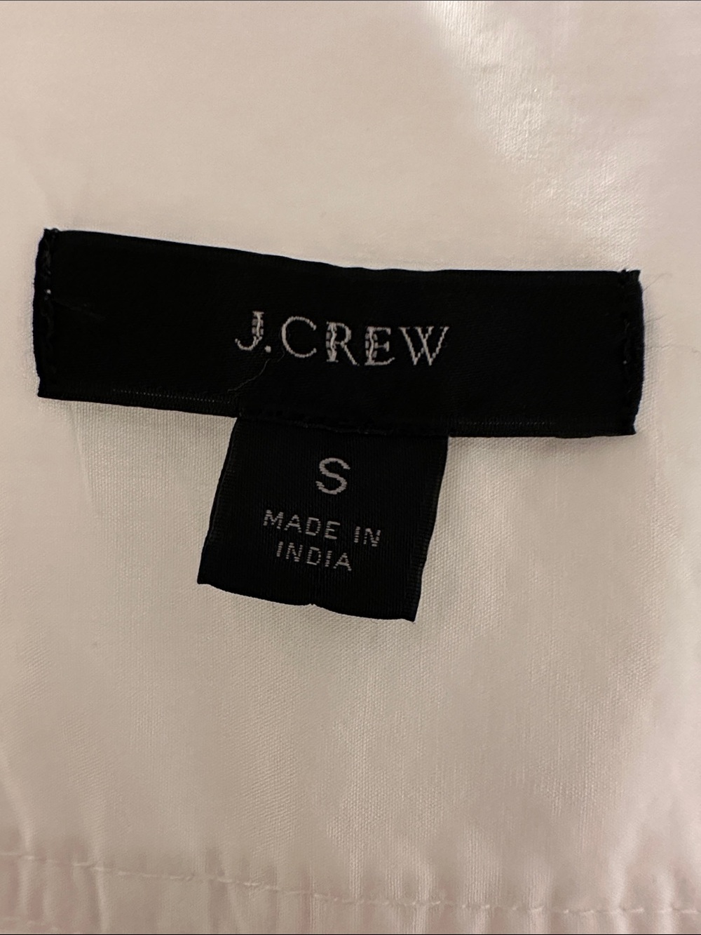 J. Crew White Button-Front Popover Shirt - Picture 2 of 5